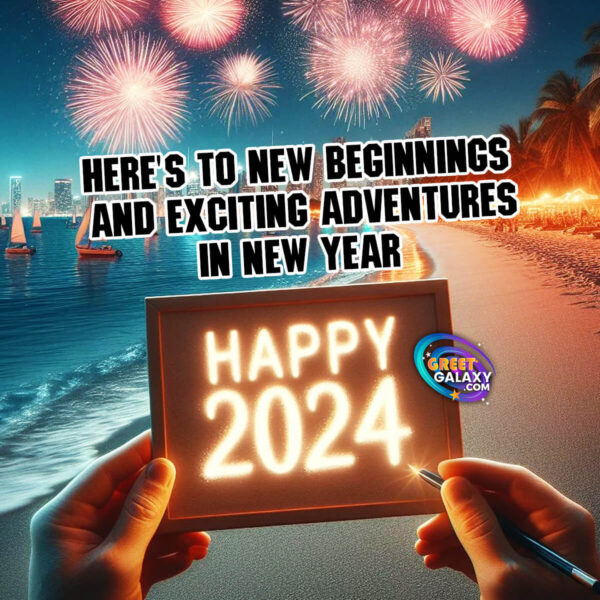 Here's To New Beginnings And Exciting Adventures In 2024 Happy New Year