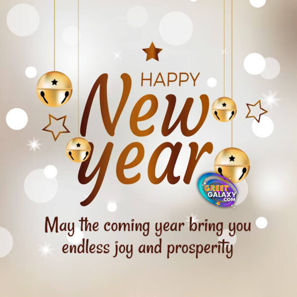 May The Coming Year Bring You Endless Joy And Prosperity Happy New Year