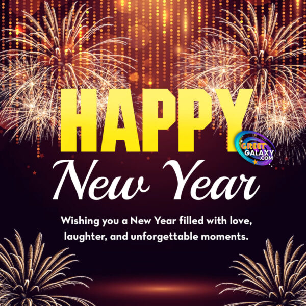 Wishing You A New Year Filled With Love, Laughter, And Unforgettable Moments Happy New Year